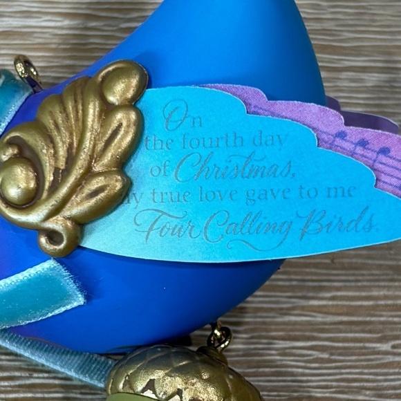 Hallmark Keepsake Four Calling Birds Christmas Ornament, Collectible - Picture 4 of 6